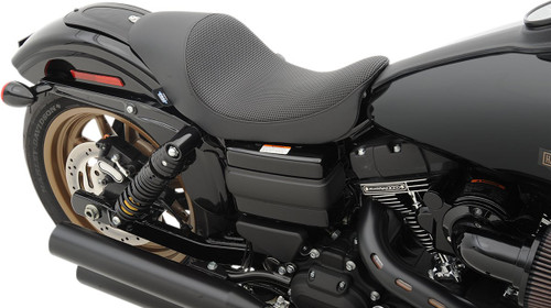 Drag Specialties 3/4 Low Solo Seat | Basketweave (0803-0545)