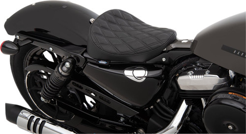 Drag Specialties Bobber Solo Seat | Double Diamond (0804-0739)