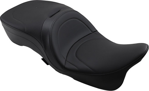 Drag Specialties 2-Up Backrest Compatible Touring Seat | Mild Stitch (0801-0833)