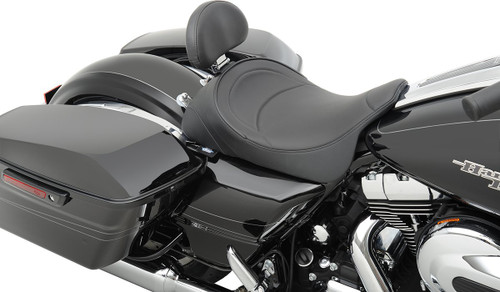 Drag Specialties Backrest Compatible Solo Seat | Mild Stitch (0801-0886)
