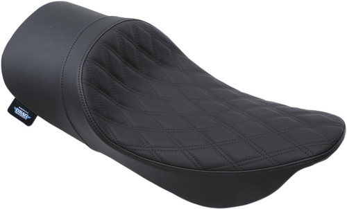 Drag Specialties EZ-ON Forward Low Solo Seat | Double Diamond (0801-1159)