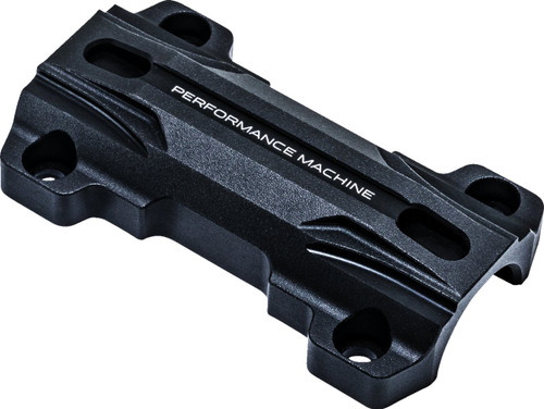 Performance Machine Round Gauge Relocation Kit | Black Ops (0208-2196-SMB)