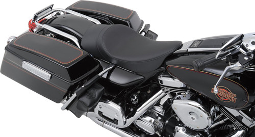 Drag Specialties EZ-ON Forward Low-Profile Solo Seat | Smooth (0801-0730)
