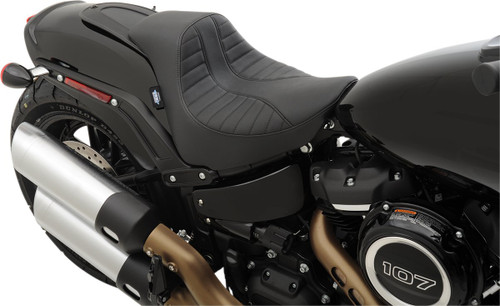 Drag Specialties EZ-ON Solo Seat | Scorpion Stitch (0802-1128)