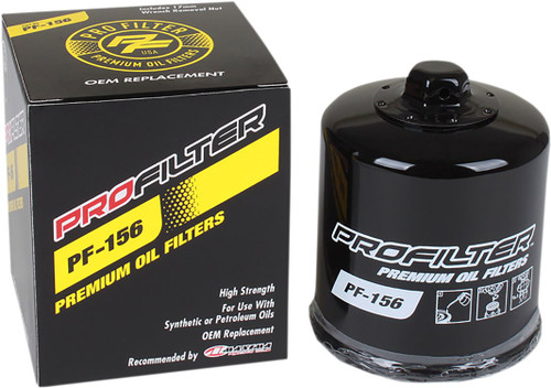 Pro Filter Spin-On Oil Filter | Black (PF-156)