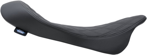 Drag Specialties EZ-ON Low-Profile Solo Seat | Double Diamond (0801-1152)