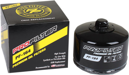 Pro Filter Spin-On Oil Filter | Black (PF-164)