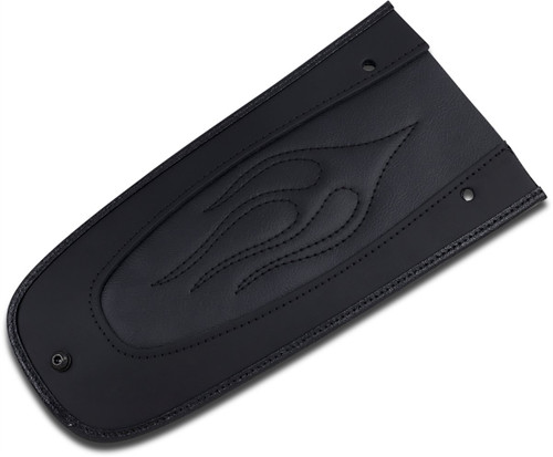Drag Specialties Fender Skin | Flame Stitched Center | 12" (1405-0140)