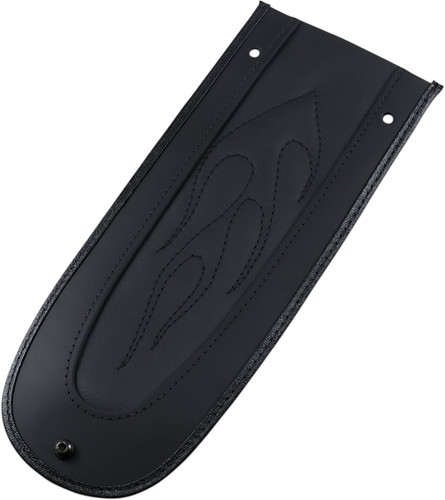 Drag Specialties Fender Skin | Flame Stitched Center | 13.25" (1405-0146)