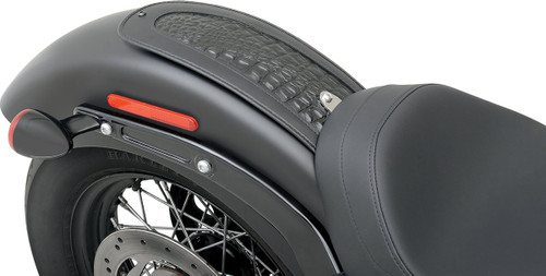 Drag Specialties Fender Skin | Embossed Faux Gator Center | 14" (1405-0280)