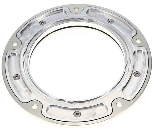 Rekluse Derby Cover w/Clear Window | Clear Anodized | '15-25 M8 (RMS-0515037)