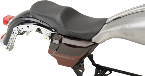 Drag Specialties Low Touring Seat w/Razorback Tank | Mild Stitch (0801-1069)