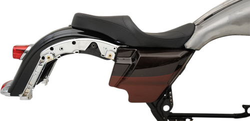 Drag Specialties Low Touring Seat w/Razorback Tank | Mild Stitch (0801-1069)