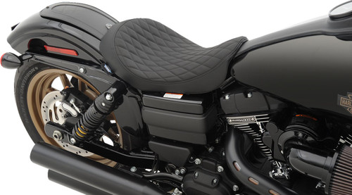 Drag Specialties Low Solo Seat | Diamond Stitch (0803-0547)