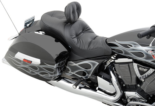 Drag Specialties Low Profile Touring Seat | Pillow (0810-1542)