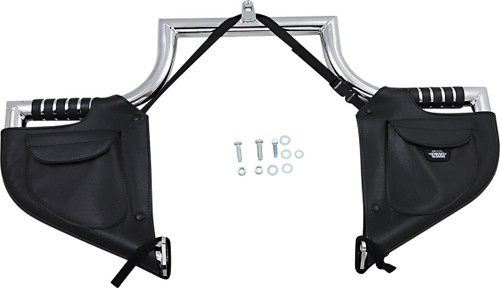 Drag Specialties Rain Guard Lowers | Plain | Lindby Unibar (1624-0390)