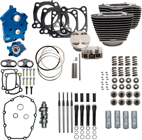 S&S 124" Power Pack | 4.375" Stroke | Oil Cooled | Chain Cam Drive (310-1056C)