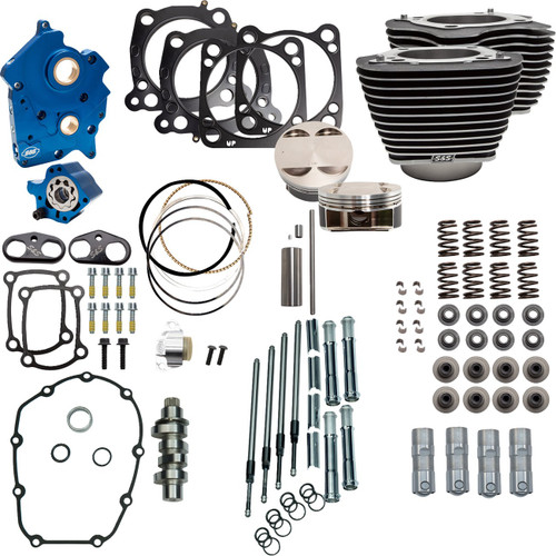 S&S 124" Power Pack | 4.375" Stroke | Water Cooled | Chain Cam Drive (310-1050C)