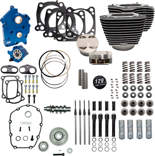 S&S 129" Power Pack | 550 Gear Drive | Oil Cooled (310-1227C)