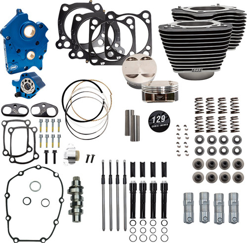 S&S 129" Power Pack | 550 Chain Drive | Oil Cooled (310-1225C)