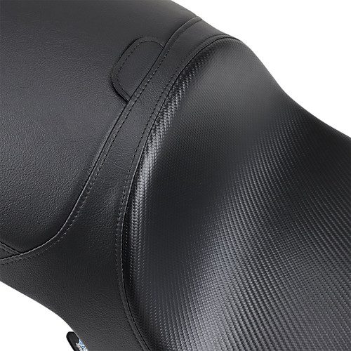 Drag Specialties Predator Seat | Carbon Fiber Look (0810-1583)