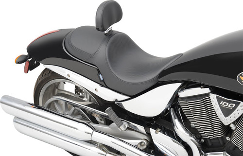 Drag Specialties Predator Seat | Carbon Fiber Look (0810-1583)
