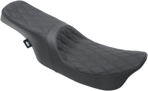 Drag Specialties Predator 2-Up Seat | Double Diamond (0801-1154)
