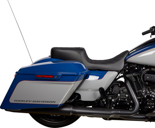 Drag Specialties Predator 2-Up Seat | Double Diamond (0801-1490)