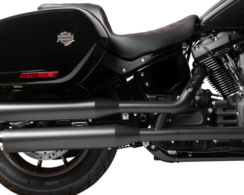 Drag Specialties Predator 2-Up Seat | Double Diamond w/Red Stitch (0802-1637)