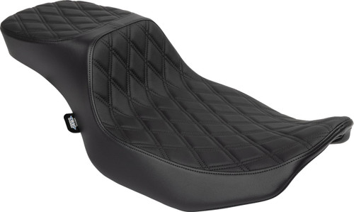 Drag Specialties Predator 2-Up Seat | Double Diamond (0801-1941)