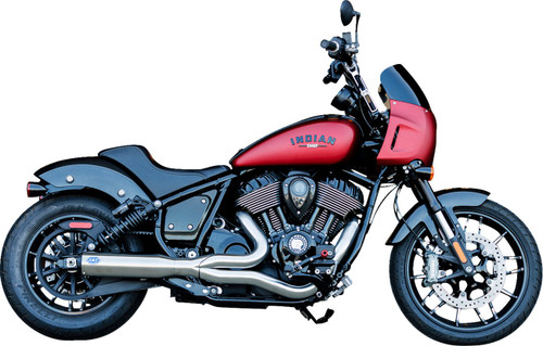 S&S 2-into-1 Qualifier Exhaust System - Stainless - 49-State (550-1115)