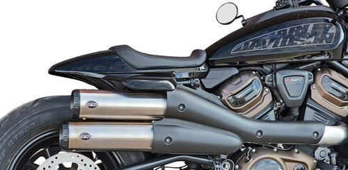 S&S Grand National 4" Stainless Slip-On Mufflers (550-1111)