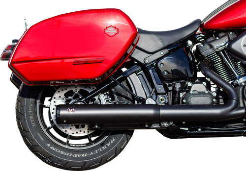 S&S Grand National 4" Black Slip-On Muffler | 50 State (550-1159)