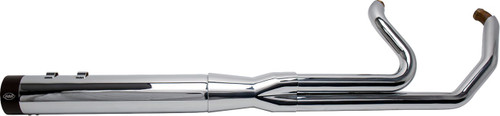 S&S 2-into-1 Sidewinder Exhaust System - Chrome - 50 State (550-0771)