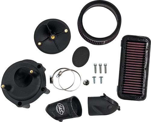 S&S Stealth Air Cleaner Kit without Cover - Black (170-0828)