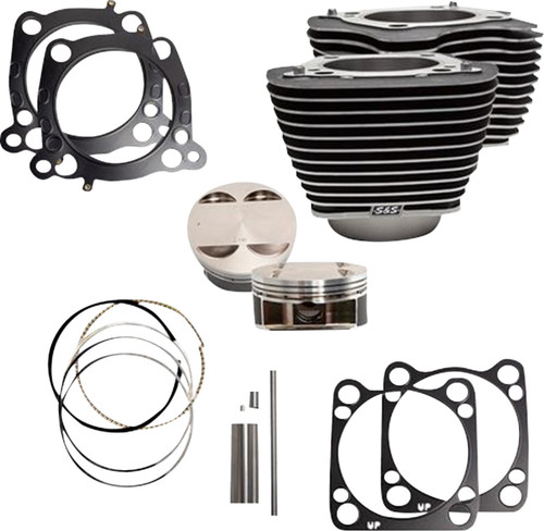 S&S 131" Stroker Cylinder Kit | w/ Highlights | M8 (910-0762A)