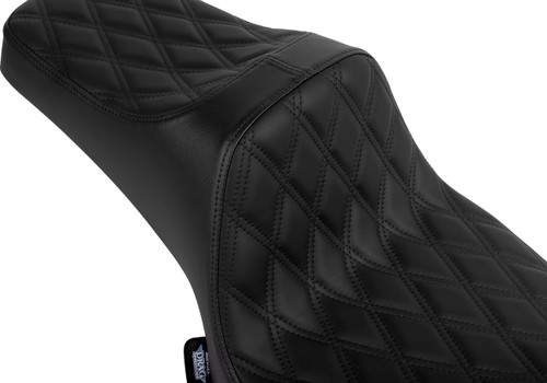 Drag Specialties Predator III 2-Up Seat | Double Diamond (0810-2470)