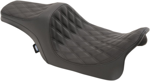 Drag Specialties Predator III Seat | Double Diamond (0801-1114)