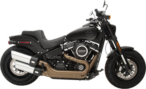 Drag Specialties Predator III Seat | Double Diamond w/Silver Stitch (0802-1073)