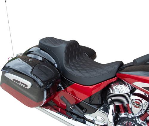 Drag Specialties Predator III Seat - Double Diamond (0810-2262)