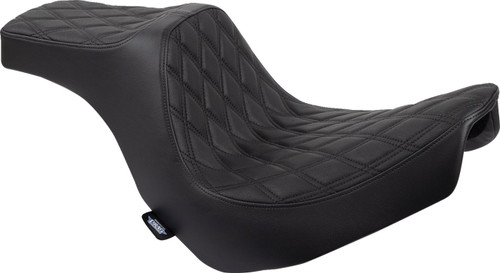 Drag Specialties Predator III 2-Up Seat | Double Diamond (0802-1491)