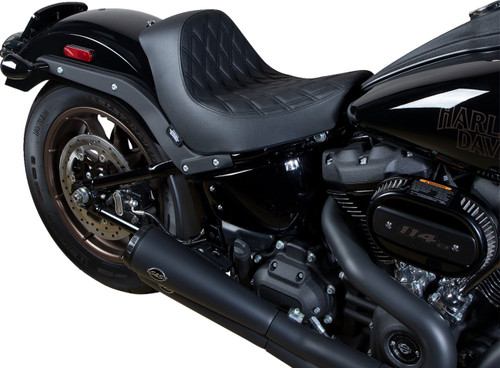 Drag Specialties Solo Seat | Double Diamond (0802-1513)