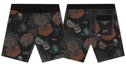 Fasthouse Scene 19" Mens Boardshorts