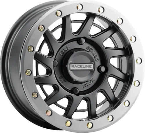 Raceline Squad Beadlock Wheel | Black w/Gunmetal Ring | 15x7 (A12BG-57037+10)