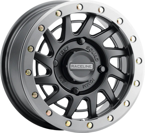 Raceline Squad Beadlock Wheel | Black w/Gunmetal Ring | 15x7 (A12BG-57056+10)