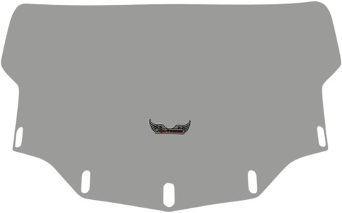 Slipstreamer Euro Shorty 13" Clear Windshield (S-166SH)