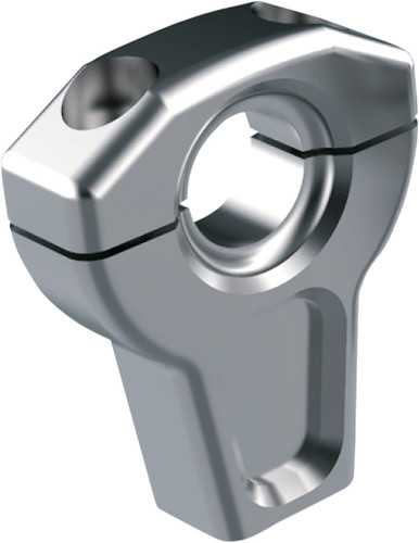 Slyfox Straight Handlebar Riser Kit | 1" Clamping | 2.5" Rise | Raw (TM-SLY15)
