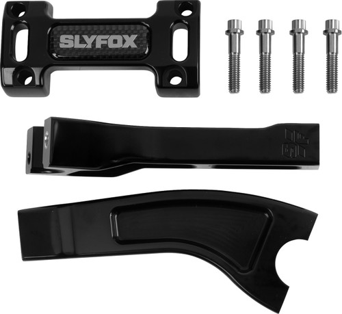 Slyfox Pullback Handlebar Riser Kit | 1-1/8" Clamping | 6" Rise (SF-1004-06-B)