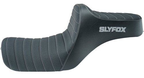 Slyfox High Noon Seat - Classic Black w/Silver Stitch (4709B-SlyFox)