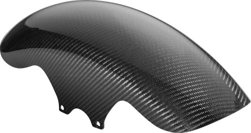 Slyfox Gloss Carbon Fiber Shorty Front Fender (12057G)